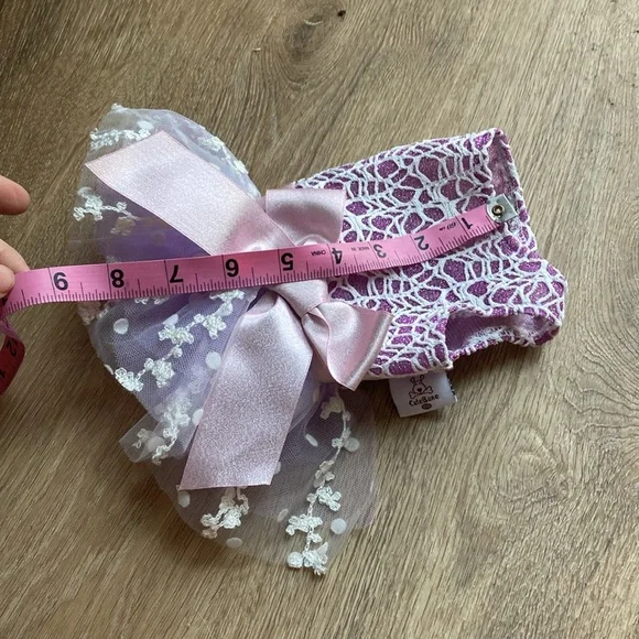 XXs purple doggy Easter dress NEW! - Picture 7 of 7